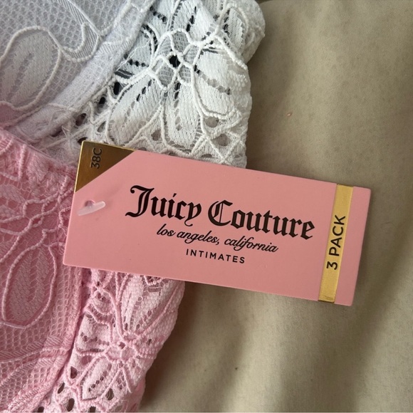 Juicy Couture Lace Push-Up Bra Trio - Picture 3 of 4